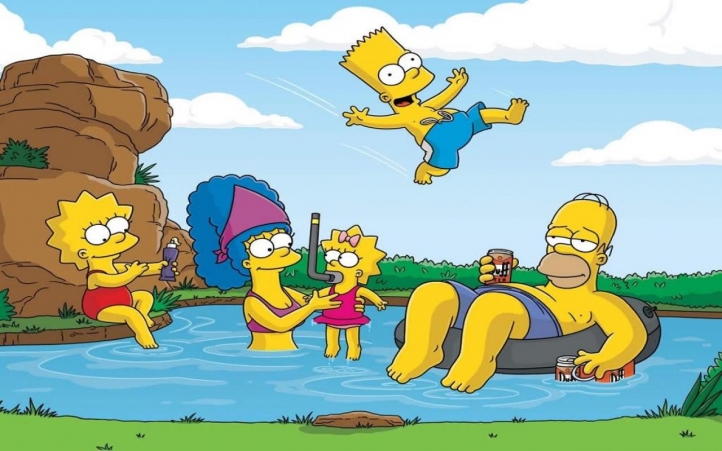 Les Simpsons fond écran wallpaper